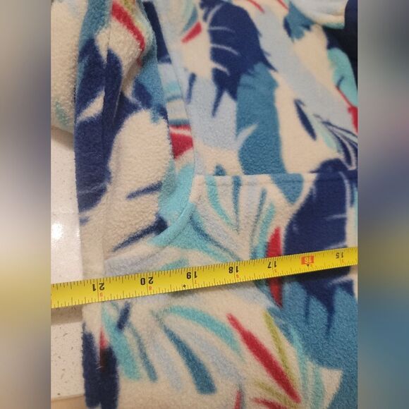 Patagonia Synchilla Snap-T Polyester Feather Dance Fleece Pullover Women's Large - Picture 7 of 8